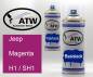 Preview: Jeep, Magenta, H1 / SH1: 400ml Sprühdose + 400ml Klarlack - Set, von ATW Autoteile West.